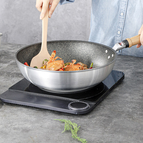 原装进口麦饭石煎锅家用无油烟