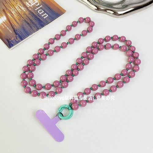 手工串珠斜挎链结实耐用可拆卸