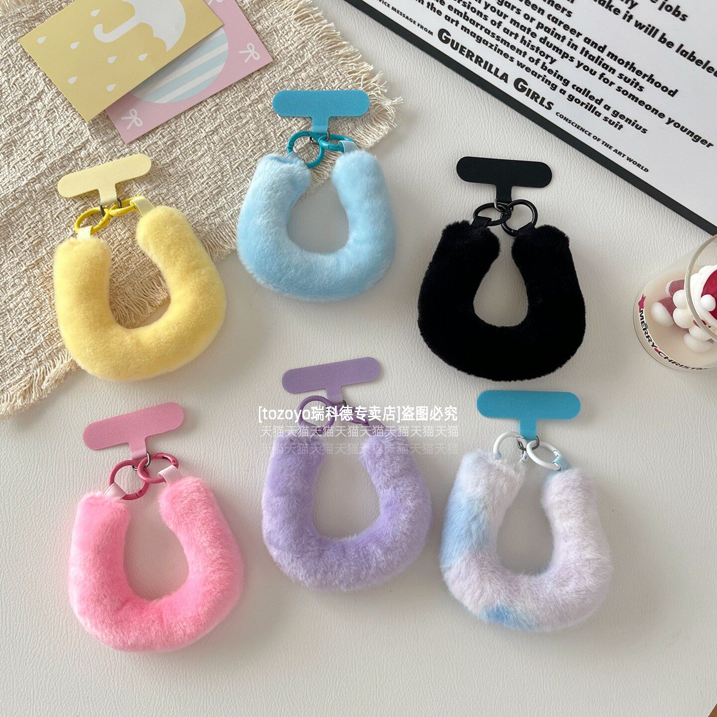 tozoyo奶呼呼毛绒手机挂绳秋冬暖手C腕带ins韩国时尚新款手腕挂件链绳挂链防丢短手绳毛茸茸钥匙扣垫片新款壳,3C数码配件,手机挂件/手机链,淘宝优惠券,粉丝福利购,淘宝优惠卷