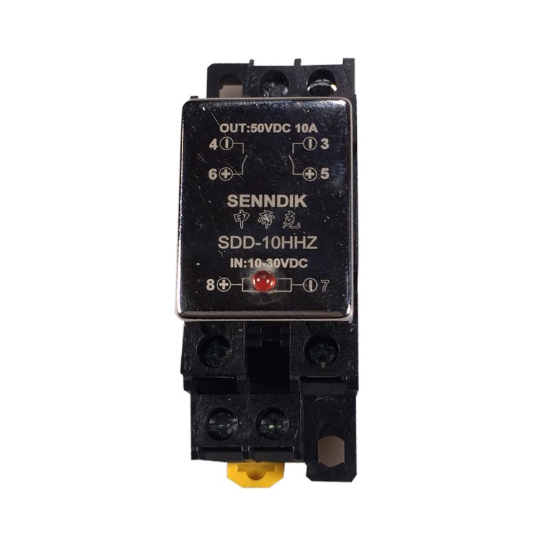 导轨式固态继电器SDD-10HHZ超小型12FV24V微型两常开10A直流控直