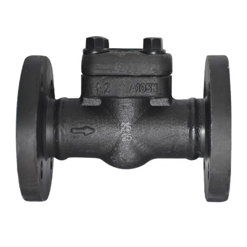 锻钢国标法兰止回阀H41/44H-25C升降式旋启式蒸汽导热油高温高压