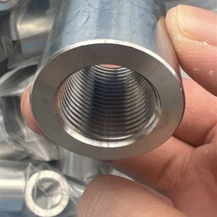 圆形加长螺母细牙细丝圆柱形内丝焊接接头M20*1.5 18*1.5  14*1.5