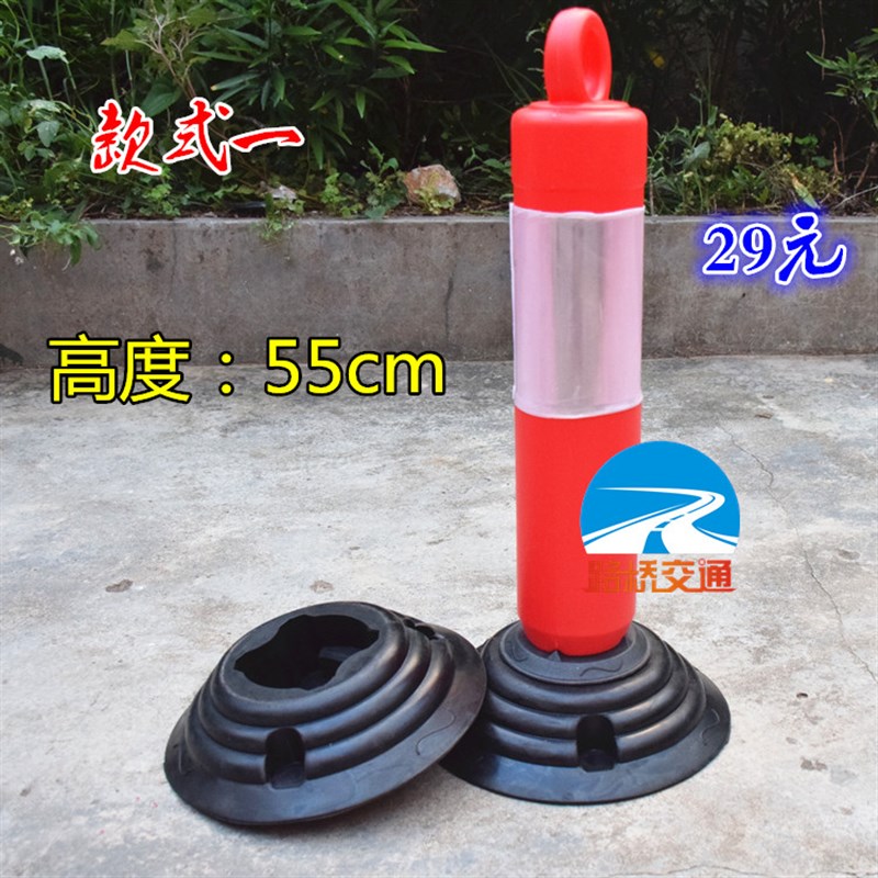 1.2米高加弹警示柱 80cmv不倒翁弹立柱  防撞柱  警示柱 防护路桩