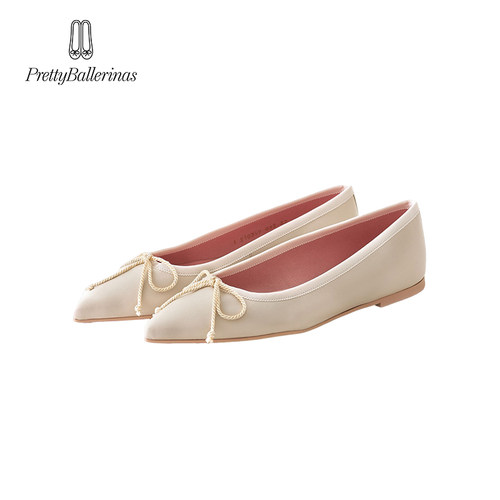 PrettyBallerina米白色乐福鞋