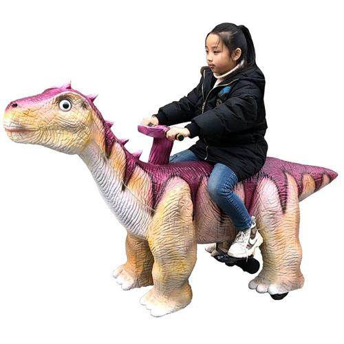 摆摊创业广场公园恐龙电瓶车儿童恐龙跑跑车卡通恐龙车厂家