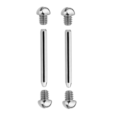 不锈钢表带螺丝杆适配欧米茄蝶飞
