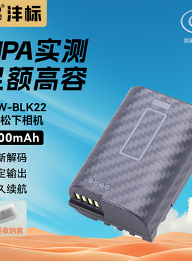 沣标DMW-BLK22相机电池适用松下DC-S5M2 S5 S9 GH6 GH5M2全画幅数码微单LUMIX S5配件Panasonic充电器套装
