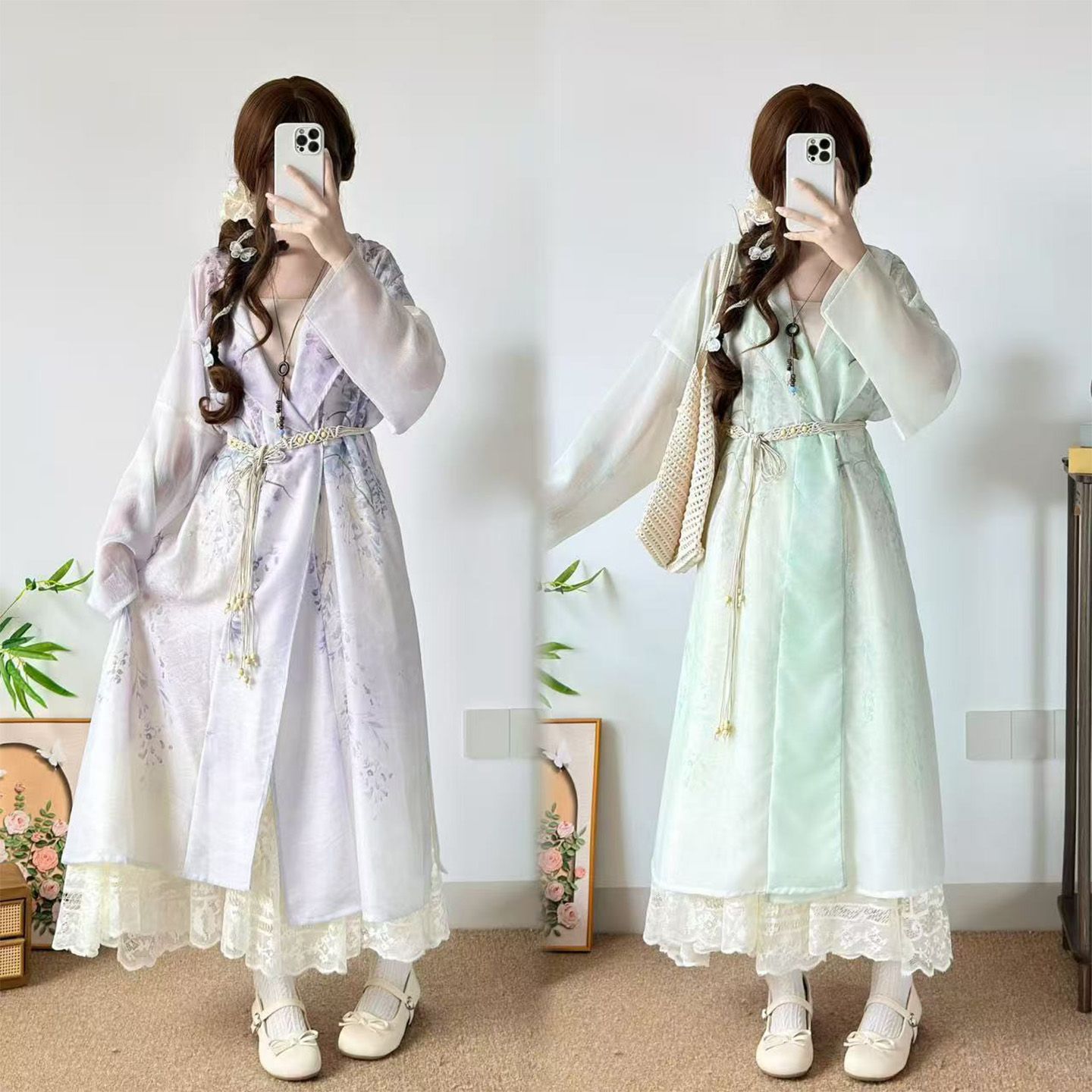 汉服女原创汉元素圆领袍