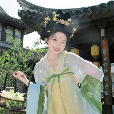 唐制原创夏季新款汉服刺