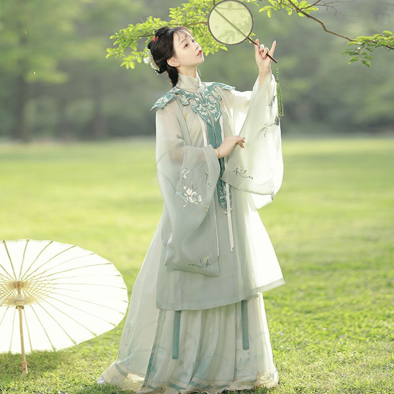 花神记汉服女明制交领上