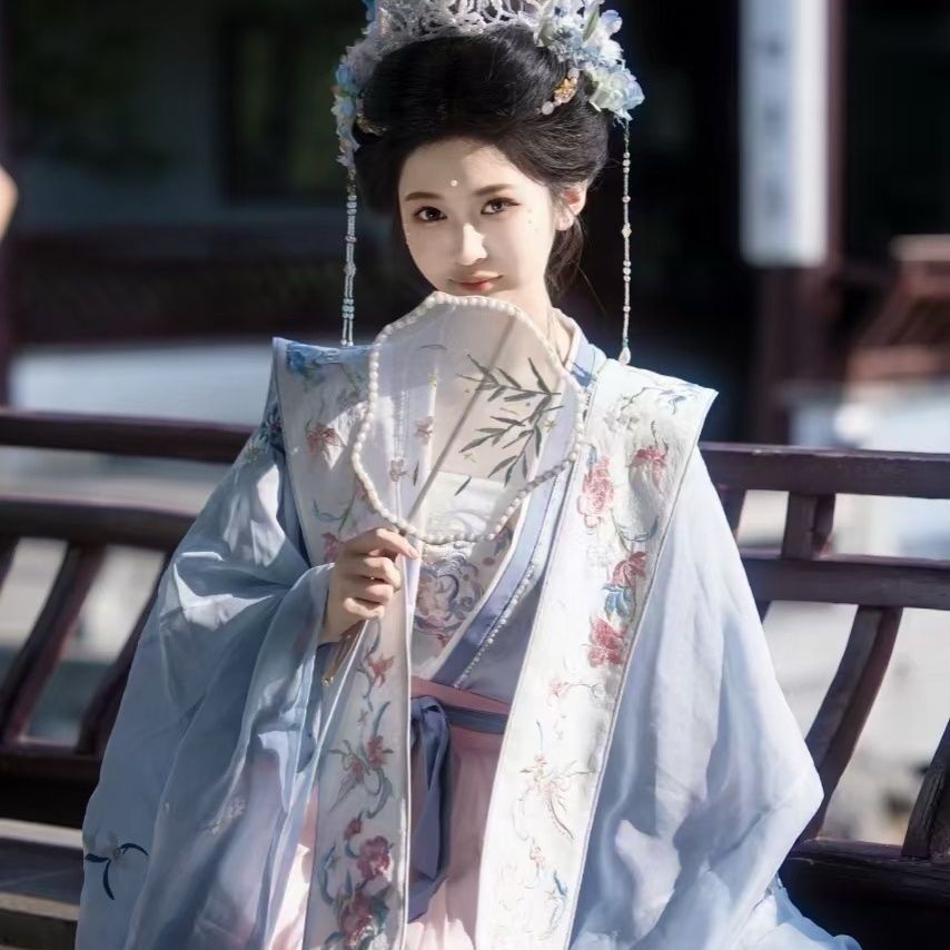 宋制簪花珍珠妆清禾意清