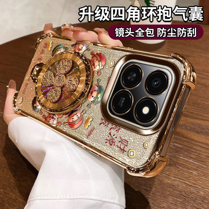 适用华为荣耀play10t手机壳LOG一AN10保护硅胶套带镜头膜PLAY10T.全包防摔透明软honor男女LOGAN新款支架高颜