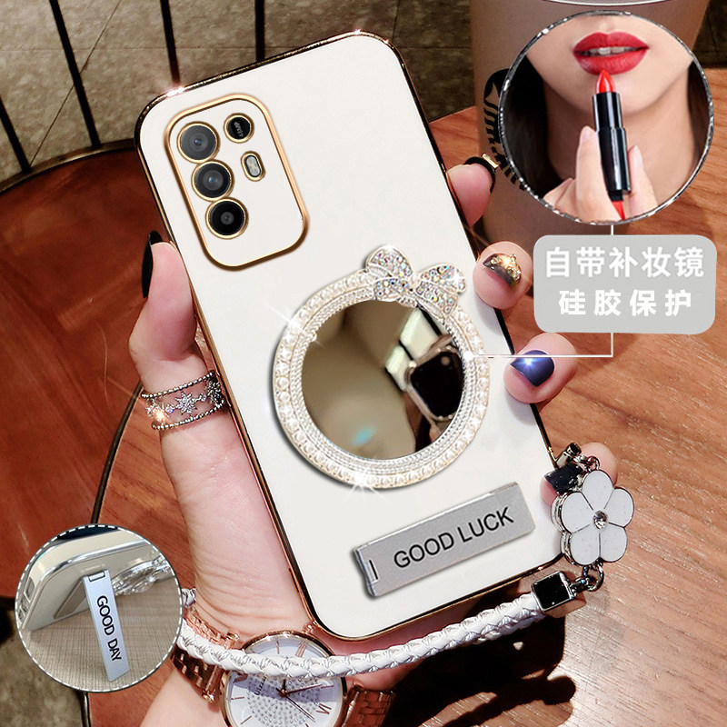 硅胶全包A95镜面新款oppo