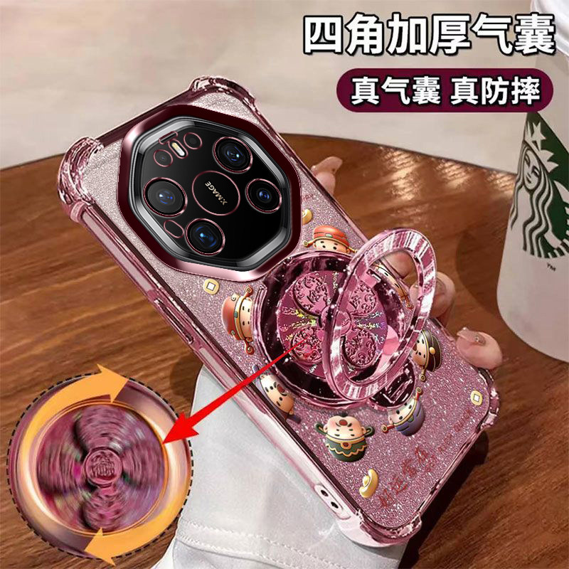 适用华为Mate80RS非凡大师手机壳全包防摔SGU-AL10四角气囊Huawei财源滚滚5G风生水起支架Mate80RS镜头膜爆款
