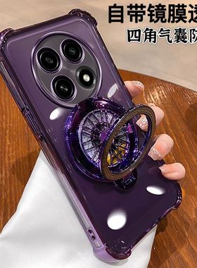 华为nova13i手机壳CTR一L91硅胶带支架nove12i新款保护套L81全包软壳CTRL女款novo四角防摔网红nova可爱高端