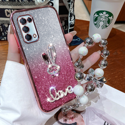 oppoReno5硅胶镶钻全包新款