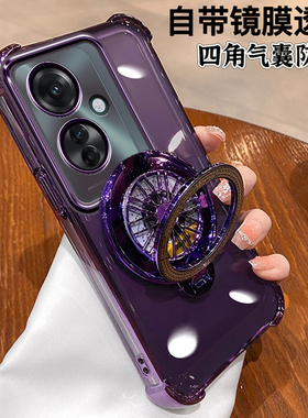 oppoA79手机壳CPH2557新款个性A79硅胶透明OPPA防摔OPOa79保护套带支架OPOPA全包opp0pp0ppoa女潮opooa高级感