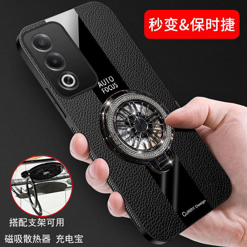 适用oppoA3x手机壳oppo保护A3活力版皮纹套5G全包PKD130防摔磁吸OPOPA软硬壳oppopk男女磨砂x5g新款ins带支架