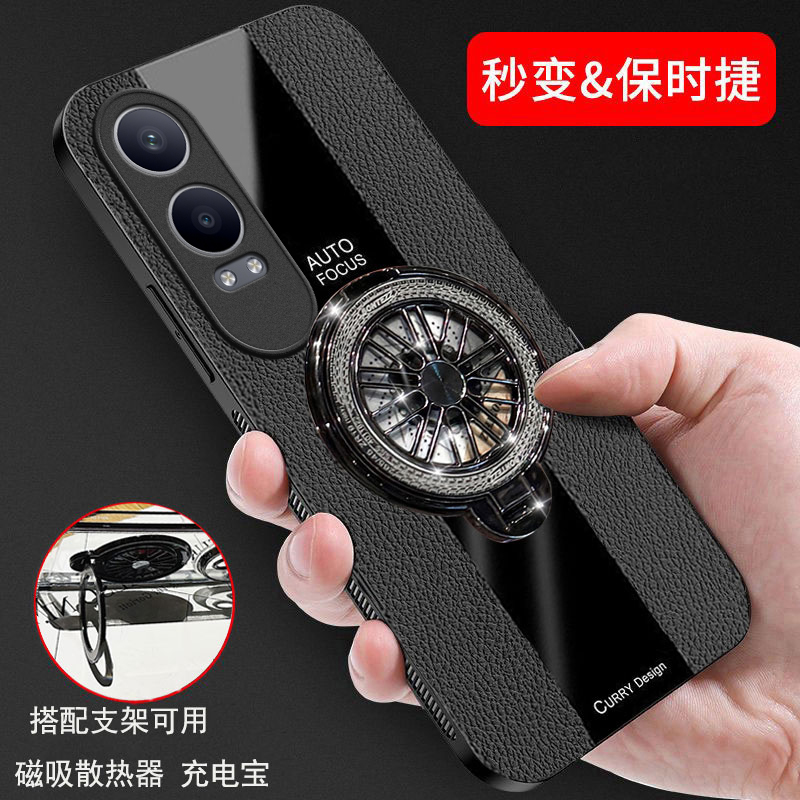 OPPOK12X手机壳磨砂磁吸支架