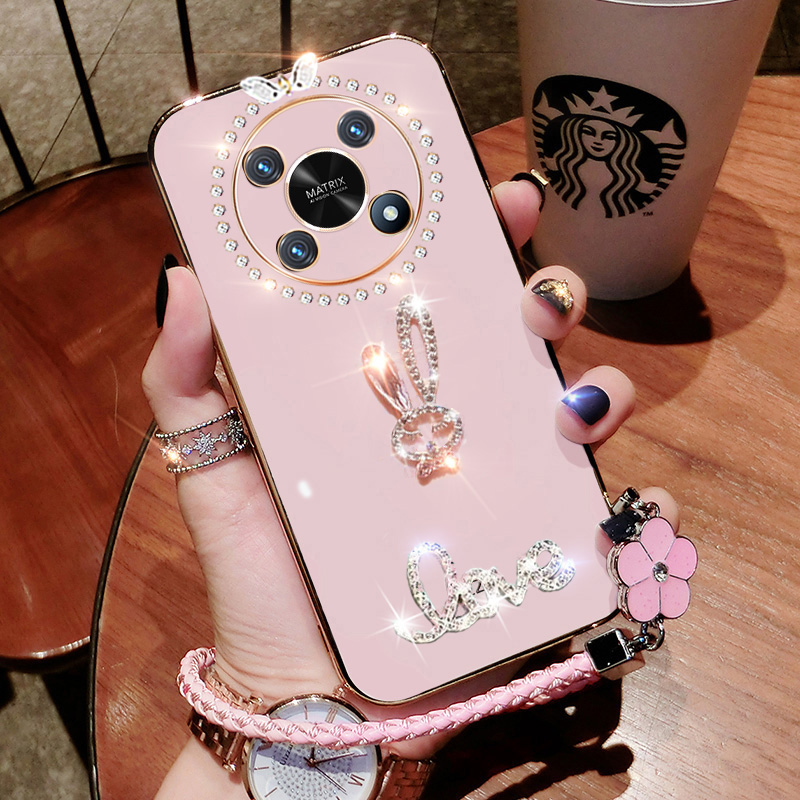 华为畅享50pro硅胶镶钻全包新款