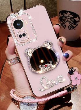 华为nova10se手机壳新款hinova10es保护套镜面BNE一AL00硅胶镶钻hi智选全包novo软壳note高级感hinov超薄女潮