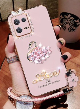 适用小米13手机壳mi13保护套m113新款ml13硅胶13pro软壳镶钻13pr0防滑por全包十三2211133C耐脏2210132C潮女