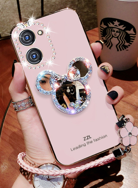 realmeV20手机壳新款真我V20保护套镶钻RMX3611硅胶手绳5G超薄realme镜头全包v205g外壳个性v2o防摔opopv女款