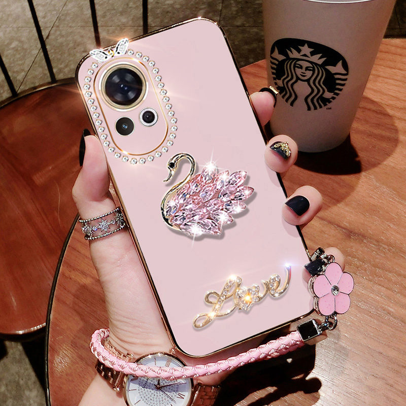 华为Nova12硅胶镶钻防摔新款