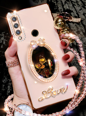 华为荣耀20i手机壳honor20i新款硅胶hry一aloota全包边镜面al00ta保护套挂绳hryal外壳新款ALOOT软壳超薄潮女