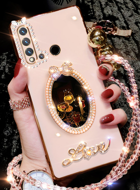 华为nova5i手机壳novo5ipro新款保护套nove5i硅胶GLK全包补妆镜SPN-AL00软壳镶钻por防摔note高档N5外壳女潮