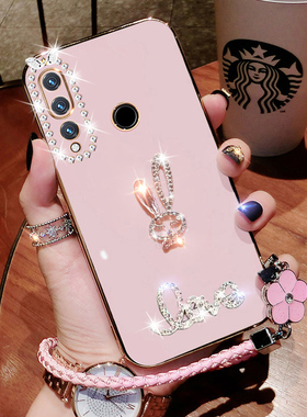 华为nova4手机壳novo4e新款保护套note4硅胶镶钻VCE一AL00防摔个性MAR软TL女ALOO外壳nove4全包nowa4可爱网红