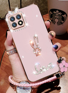 opporeno4se手机壳PEAM00新款reno4es保护套镶钻5G镜头全包opopreno软壳opporeon硅胶reon女opporone外壳超薄