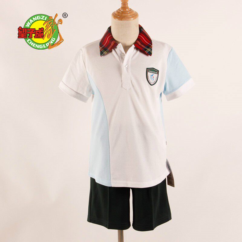 广州市 天河区 华景小学校服 男生夏季运动服