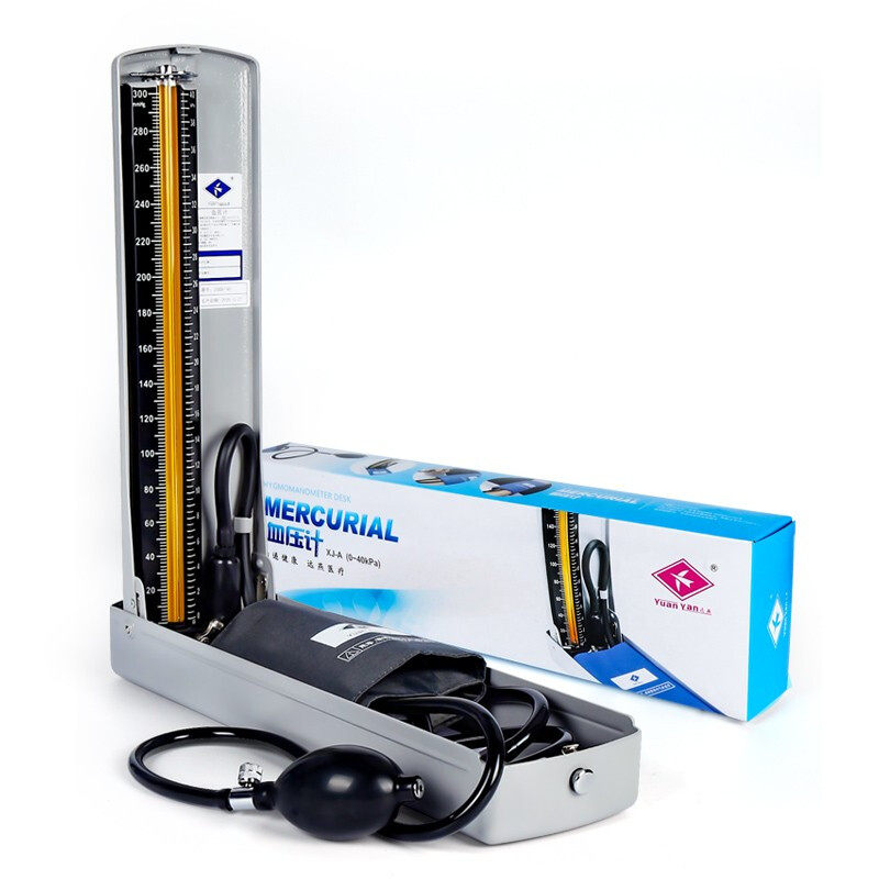 远燕 水银血压计手动测量血压器水银血压计家用医用血压测量仪