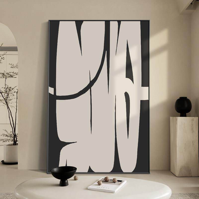 现代客厅抽象装饰画高级感玄关挂画沙发背景墙壁画走廊过道墙画,家居饰品,现代装饰画,淘宝优惠券,粉丝福利购,淘宝优惠卷