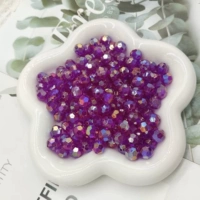Фиолетовые бусины из рогов разных размеров (50 г в упаковке)
