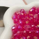 Темно-розовые бусины из рогов разных размеров (50 г в пакетике)