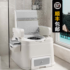 плевательница 家用老人坐便器移动马桶结实加高便携式房间床边上厕所马桶椅加宽