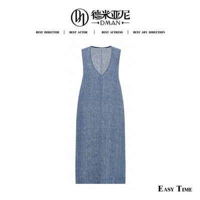【米公子】【清凉油】亚麻连衣裙3A06511
