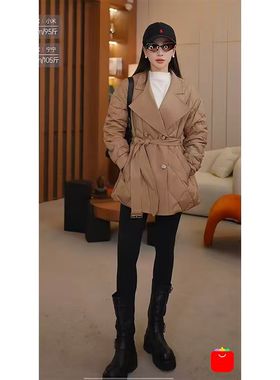 【米公子】风衣式鹅绒服-短款XB602003