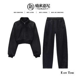 JLL5822 大王牛仔套装 米公子