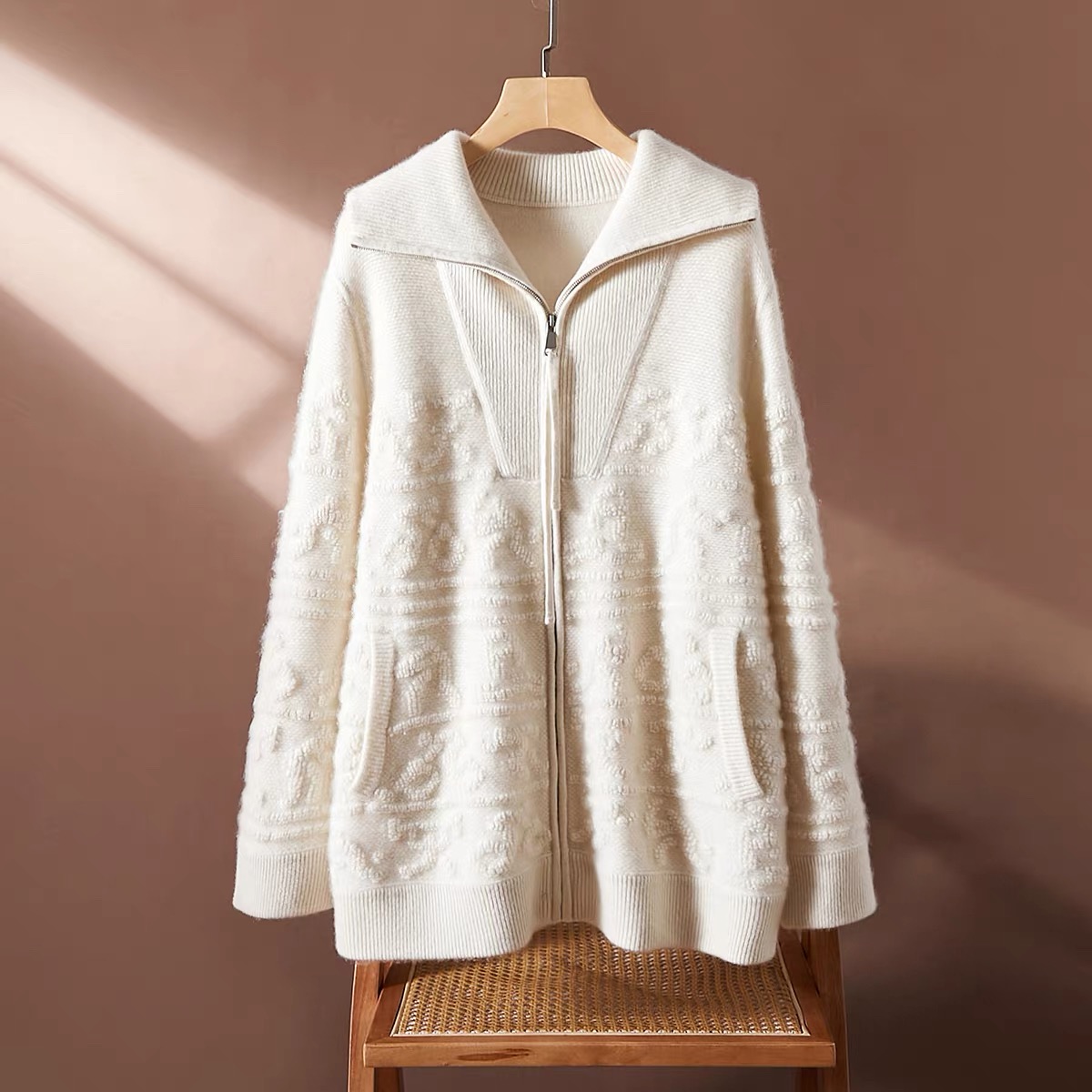 【米公子】【690g】今年醉炸的一件山羊绒上衣YL448