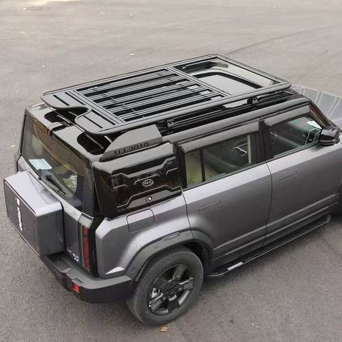 适用奇瑞icar03/03t改装车顶行李架平台侧爬梯小书包侧机甲套配件