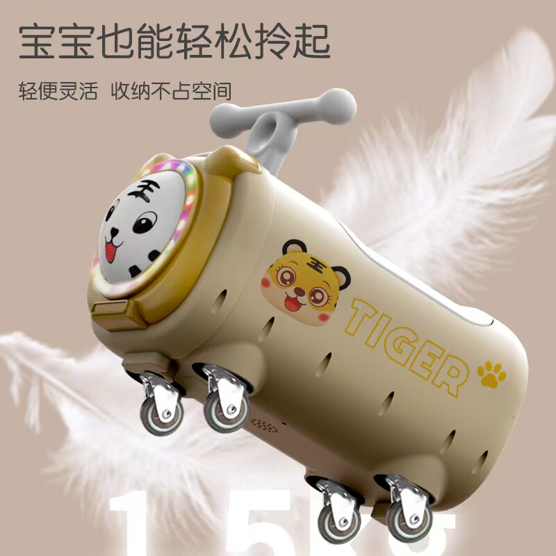 儿童卡通轻便可坐骑扭扭车滑行车
