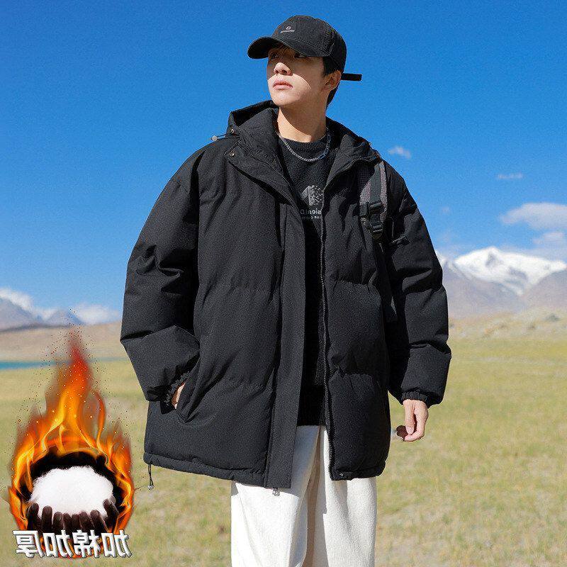 加厚恩步户外男装休闲服面包宽松