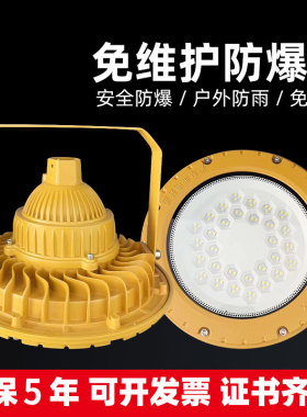 led防爆加油站灯专用消防工厂房化工仓库三防国标隔爆型照明灯