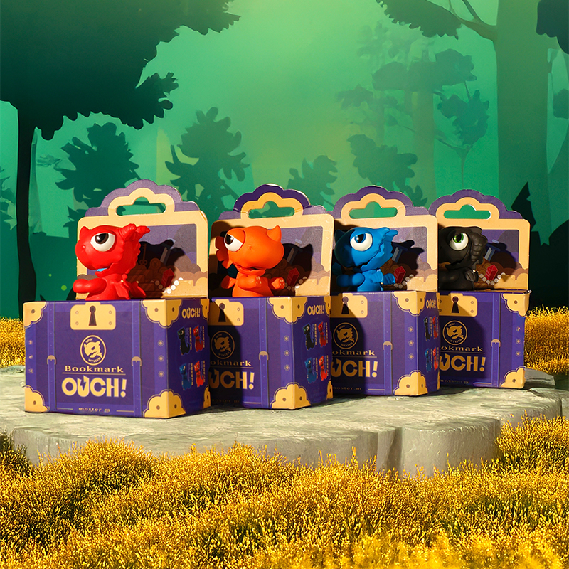 玖伍米橙3D立体书签搞怪飞龙