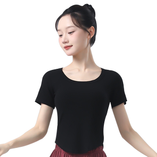 现代舞舞蹈上衣女款新款练功服舞蹈练功裤形体服夏季成人专用套装