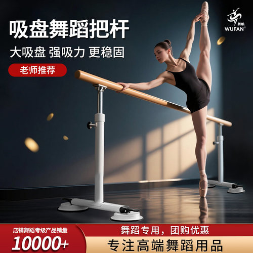 移动升降压腿杆练功舞