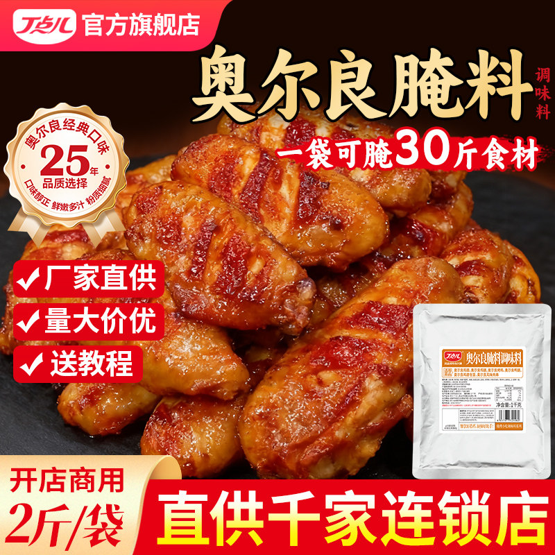 丁点儿奥尔良腌料烤鸡翅腌鸡肉烤肉开店商用摆摊夜市调料烧烤